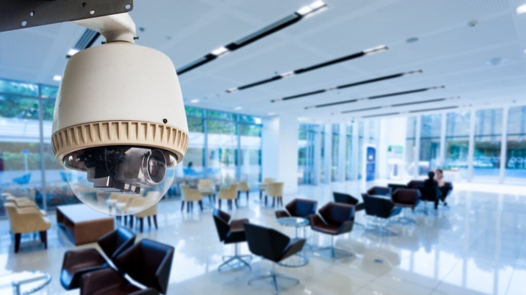 CCTV Camera in Office Lobby