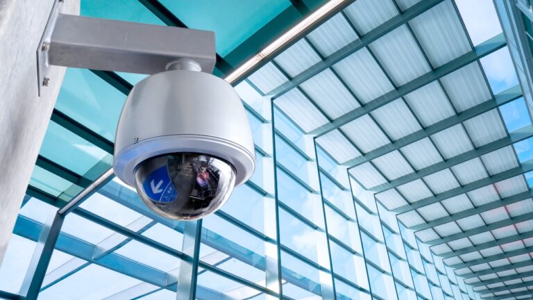 CCTV Camera in Office building outside area